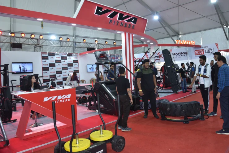 viva fitness brand stall 